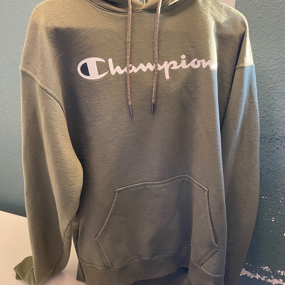 Champions Hoodie Green mens